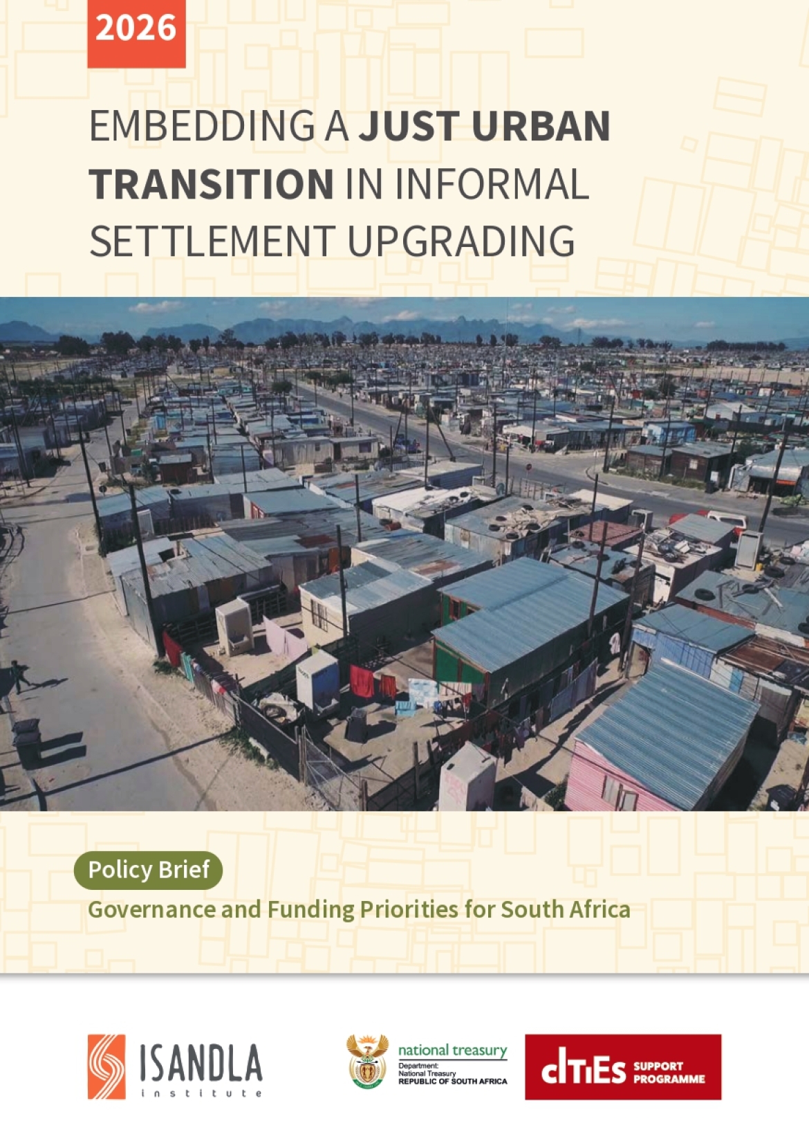 Policy Brief: Embedding a just urban transition in informal settlements